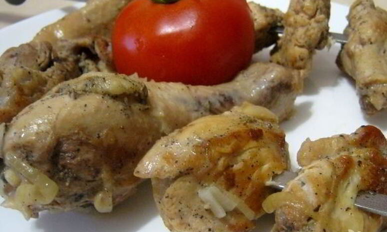 Рецепт куриный шашлык с уксусом