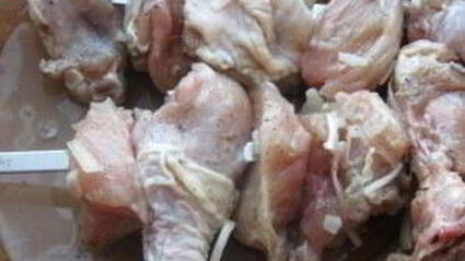 куриный шашлык с уксусом