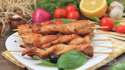 куриный шашлык