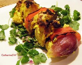 Куриные шашлычки в пряном маринаде