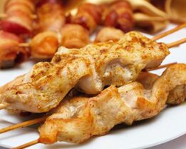Куриные шашлычки