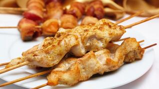 Куриные шашлычки