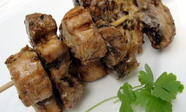 Рецепт шашлычки грибные