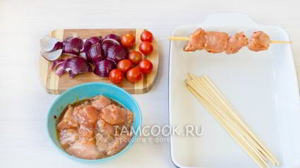 шашлычки из индейки на шпажках в духовке