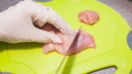 шашлычки из курицы с баклажанами