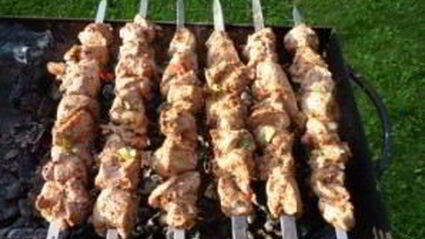 шашлык из говядины с уксусом