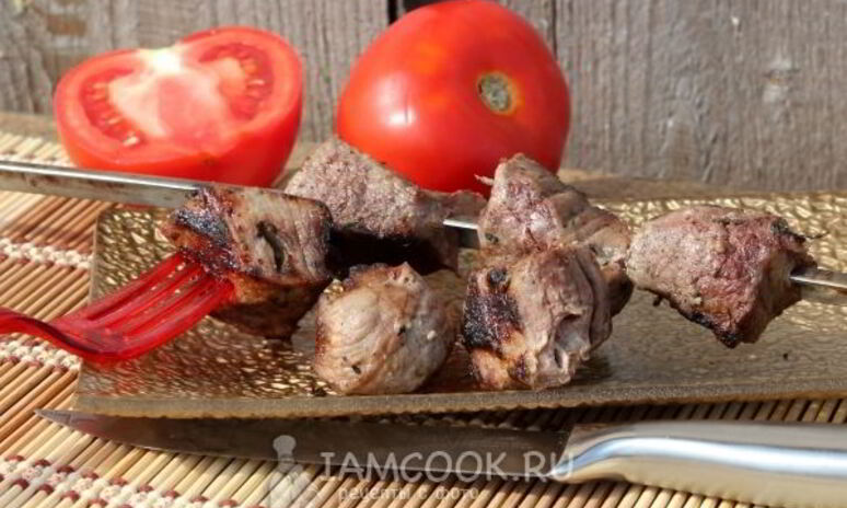 Рецепт шашлык из говядины