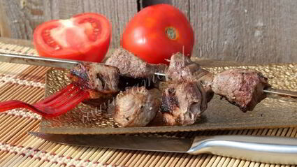 шашлык из говядины