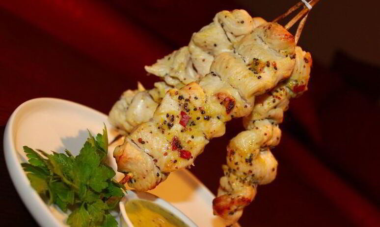 Рецепт шашлык из индейки под киви-соусом