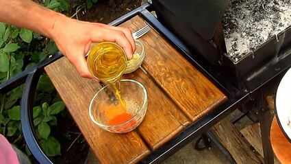 шашлык из индейки с салом