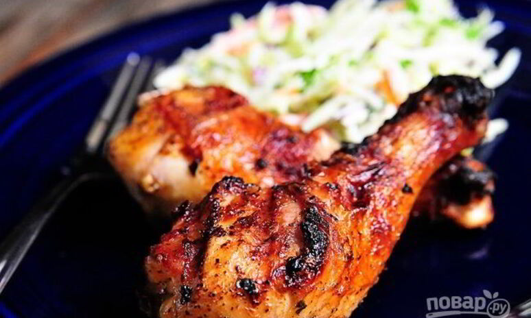 Рецепт шашлык из куриных ножек на шампурах