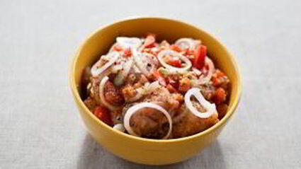 шашлык из курицы в чесночно-луковом маринаде