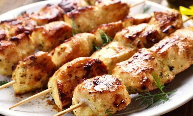 Рецепт шашлык из мяса птицы в маринаде с винным уксусом