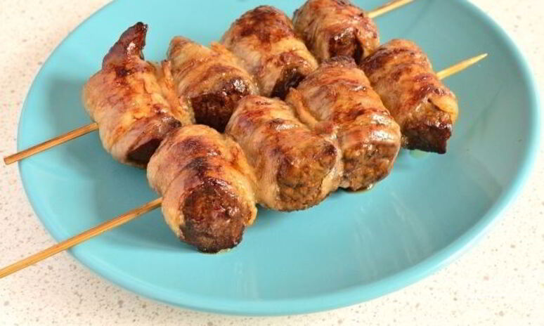 Рецепт шашлык из печени в духовке