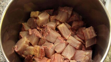 шашлык из рыбы осетра