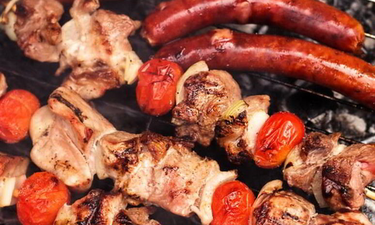 Рецепт шашлык из свинины на гранатовом соке и коньяке