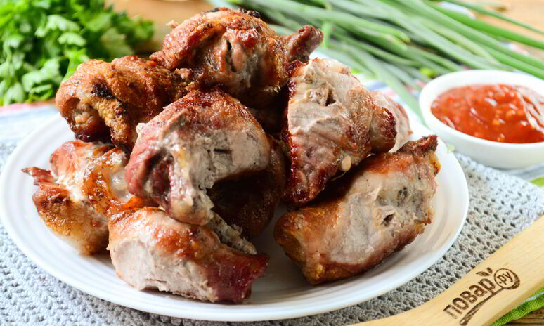 Рецепт шашлык из свинины рулетиками