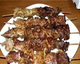 Шашлык из свинины в духовке в банке