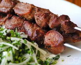 Шашлык из свинины в духовке