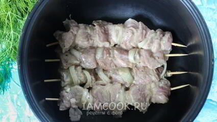 шашлык из свинины в мультиварке