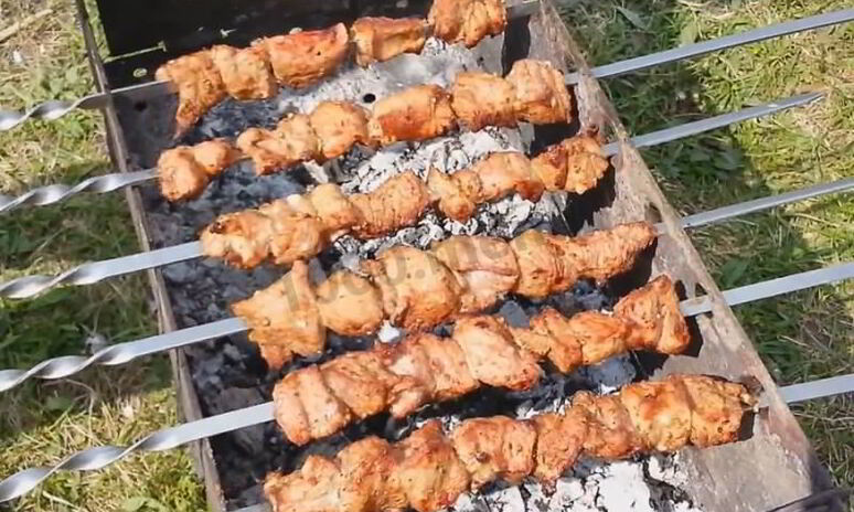 Рецепт шашлык из телятины на газированной воде