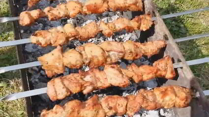 шашлык из телятины на газированной воде