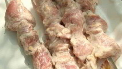 шашлык на кефире из говядины