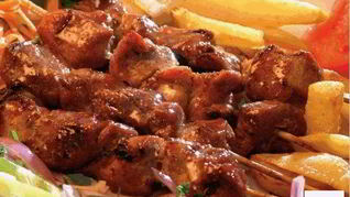 Шашлык на сковороде из баранины