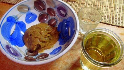 шашлык с горчицей из курицы