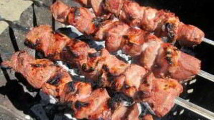 шашлык в гранатовом соке