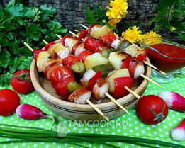 Студенческий шашлык на сковороде