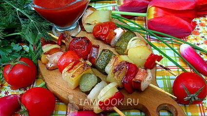 студенческий шашлык на сковороде