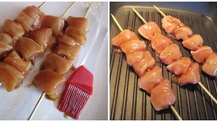 якитори-куриный шашлычок