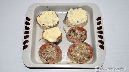 фаршированные стейки горбуши