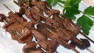 Шашлычки из стейка по-восточному