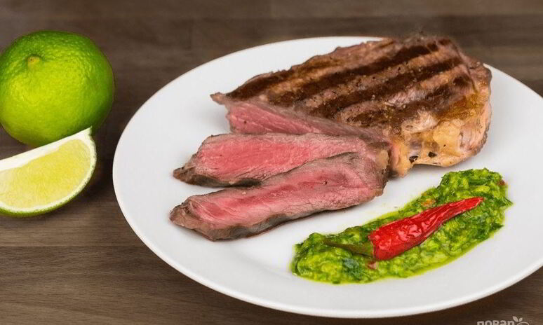 Рецепт стейк без рук