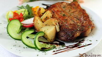 стейк гриль из свиной корейки