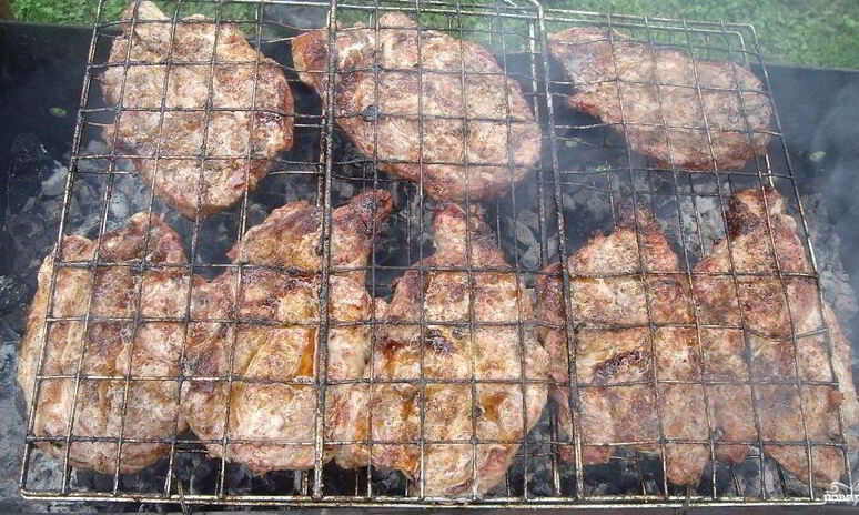 Рецепт стейк из говядины на мангале