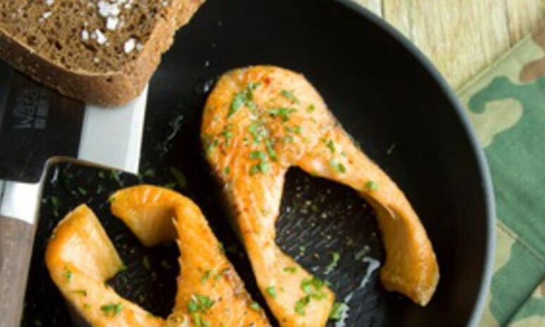 Рецепт стейк из лосося с пряностями