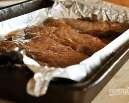 Стейк из свинины в духовке