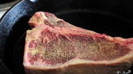 стейк на кости в духовке