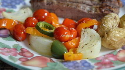 стейк с томатной сальсой