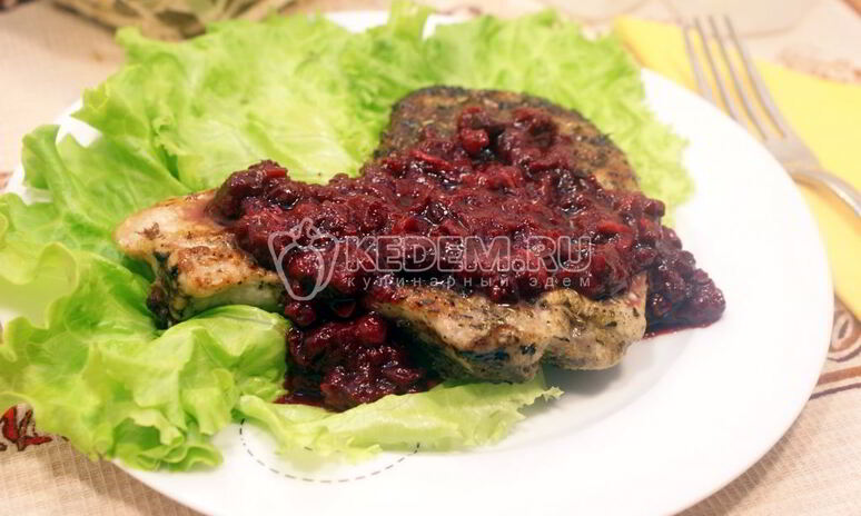 Рецепт стейк свиной на сковороде