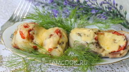 стейки сома, запеченные в духовке