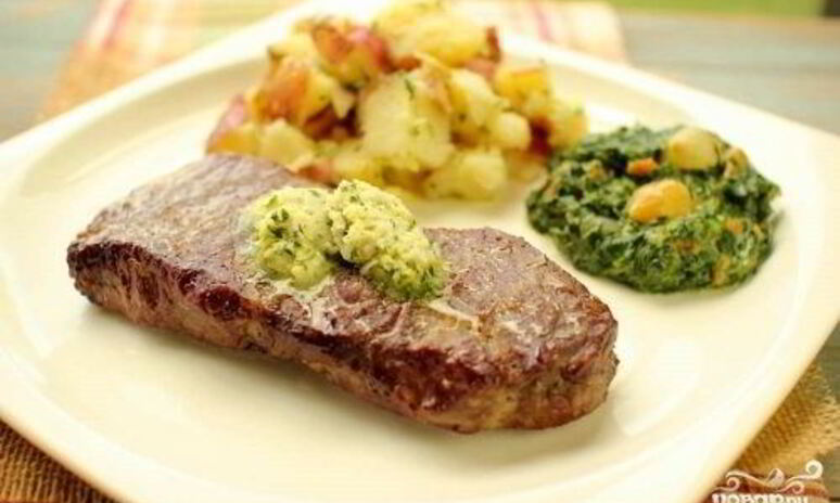 Рецепт стейки в духовке
