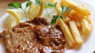 Свиной стейк в апельсиновом маринаде