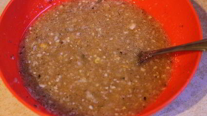 свиной стейк в апельсиновом маринаде