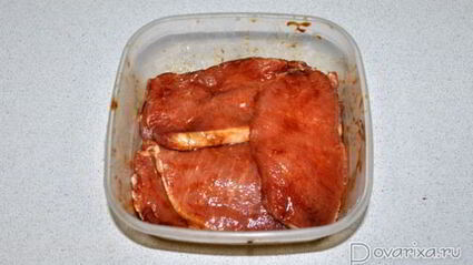 свиные стейки терияки — очень быстро