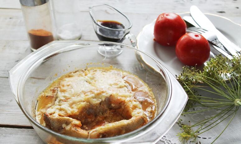 Рецепт запеченный стейк трески в духовке с сыром