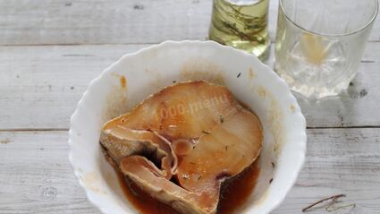 запеченный стейк трески в духовке с сыром